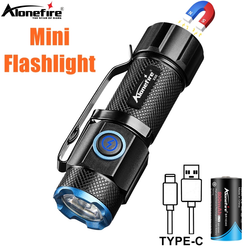 Outdoor Adventure Inc - Lanterna Mini 6500K de Alta Luminosidade