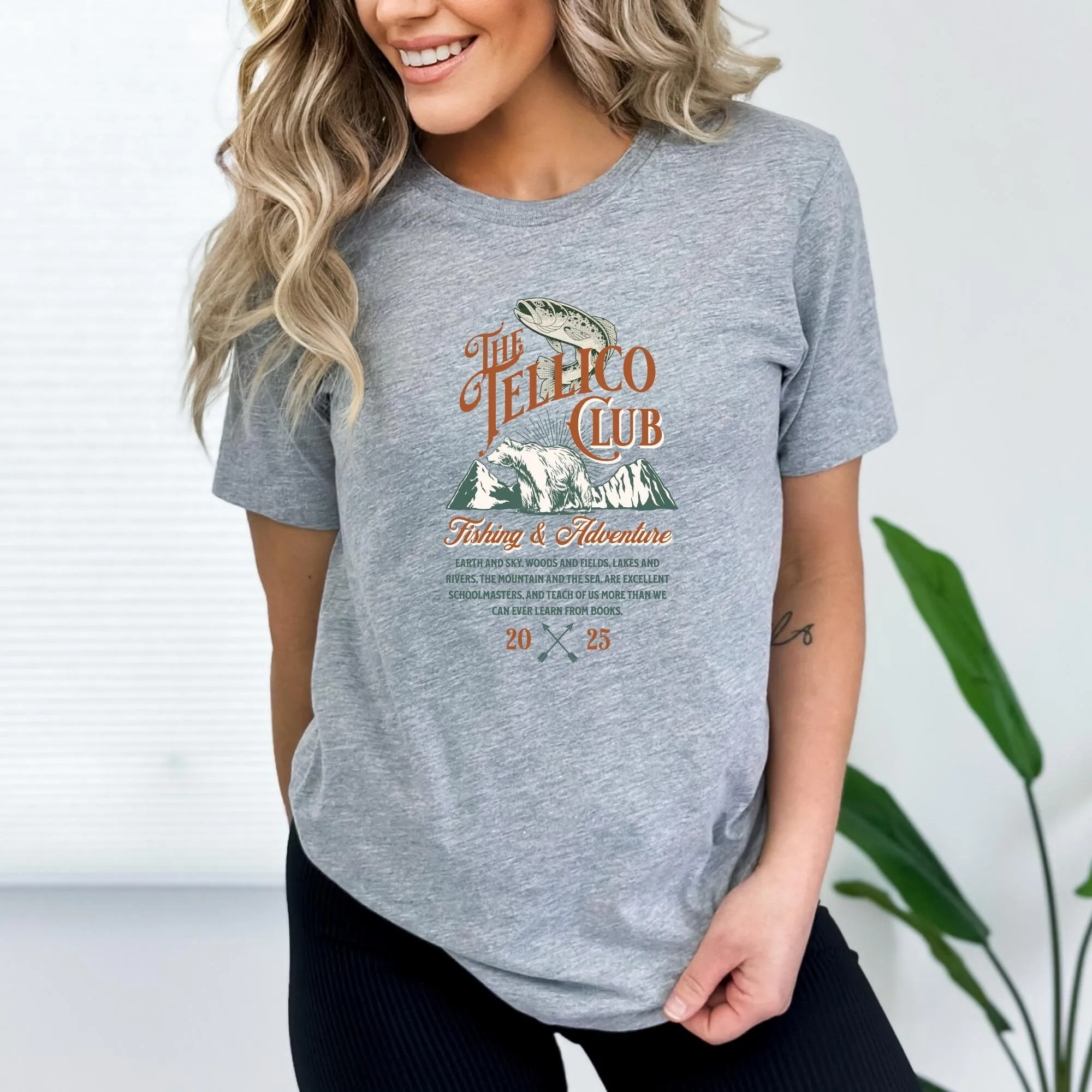 Outdoor Adventure Club - Camiseta Tellico Club para Pesca e