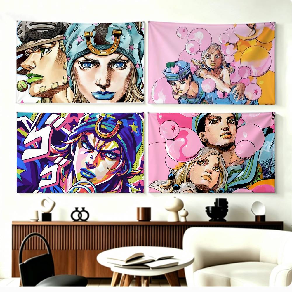 Outdoor Adventure Background - Bandeira Decorativa de Parede J-JoJos B-Bizarres