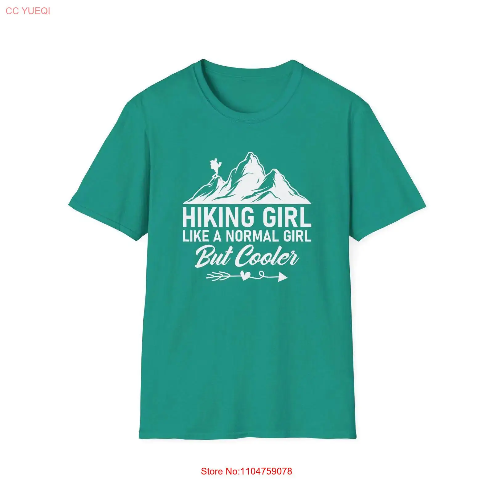 Outdoor Adventure Girl - Camiseta Feminina Vintage Lavada Versátil para