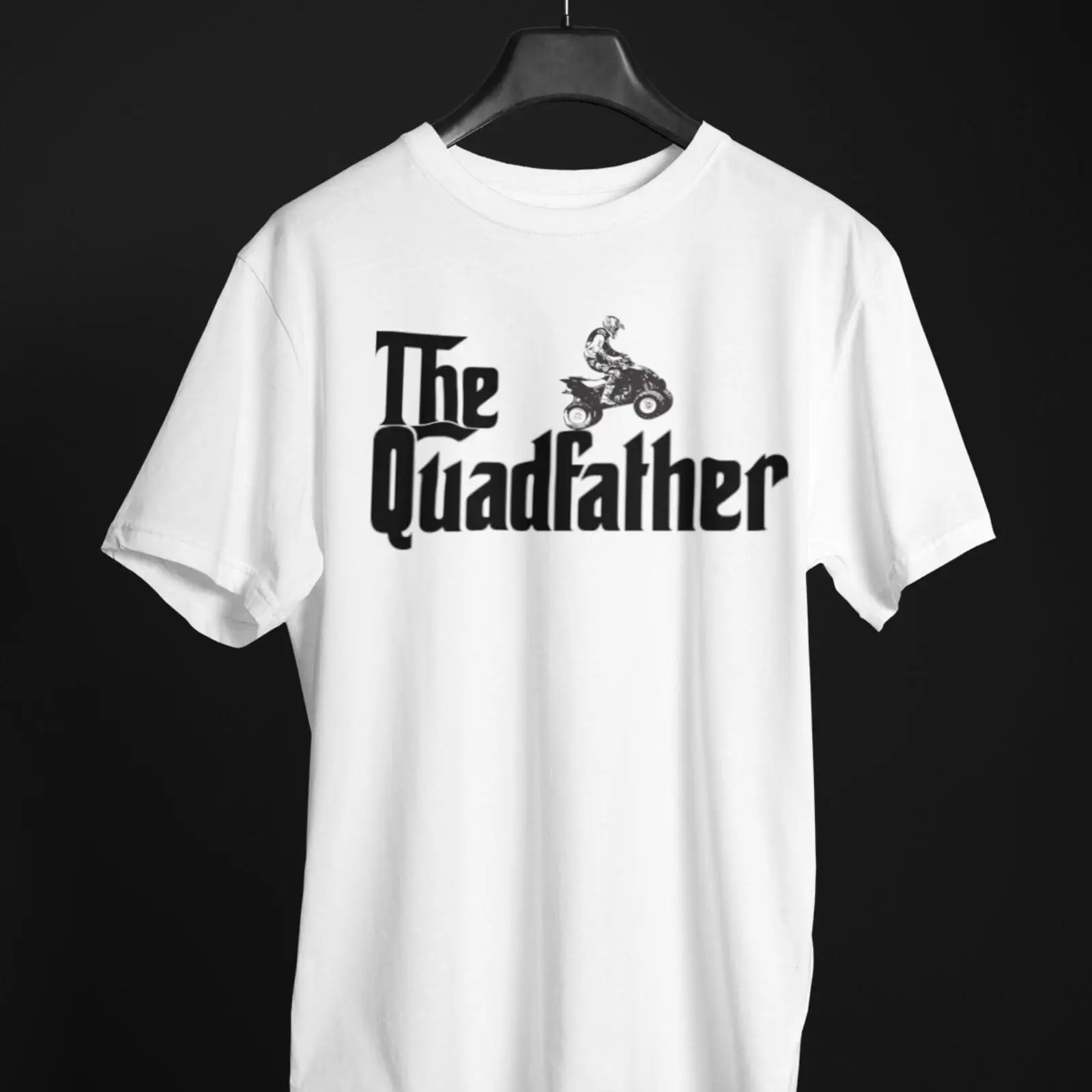 Outdoor Adventure Quad Biking - Camiseta masculina The Quadfather, divertida, para