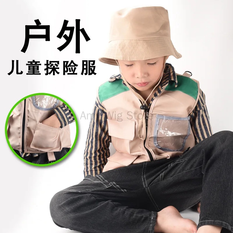 Outdoor Adventure Boys - Conjunto de Colete e Chapéu COSKids