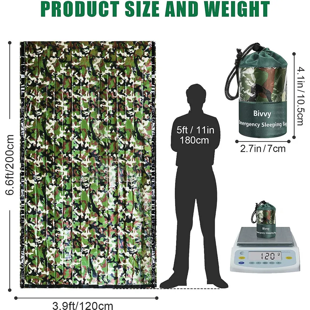 Saco de dormir de emergência p - Outdoor Adventure Kit avaliação e preço