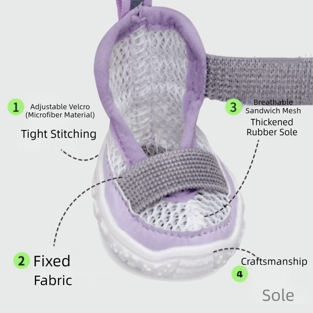 Conjunto de 4 Sapatos para Cãe - Outdoor Adventure Walks avaliação e preço