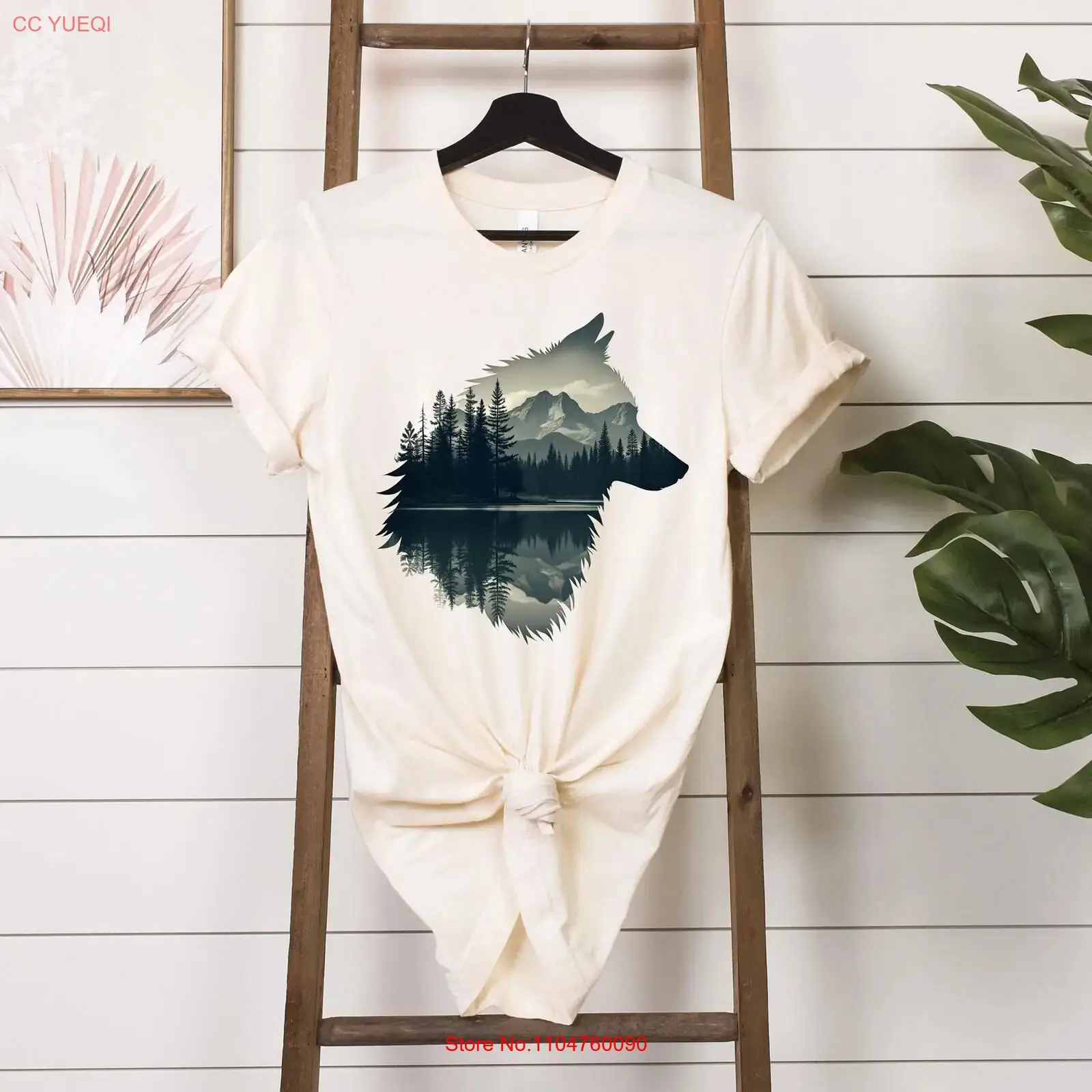 Camiseta com estampa de lobo i - Outdoor Adventure Enthusiast avaliação e preço