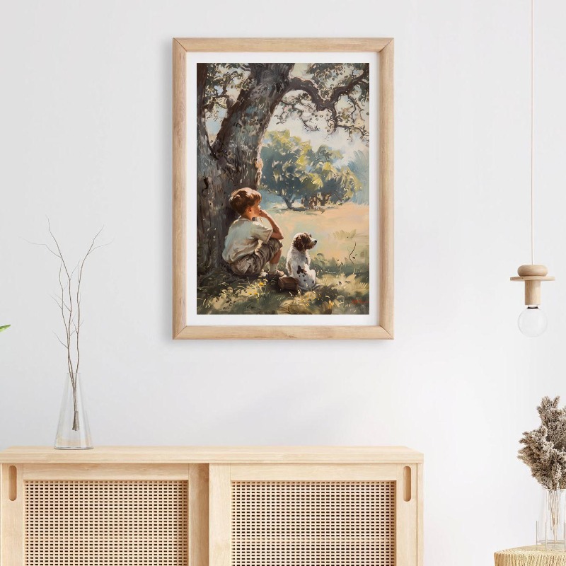 Pôster de arte vintage para qu - Outdoor Adventure Boys avaliação e preço