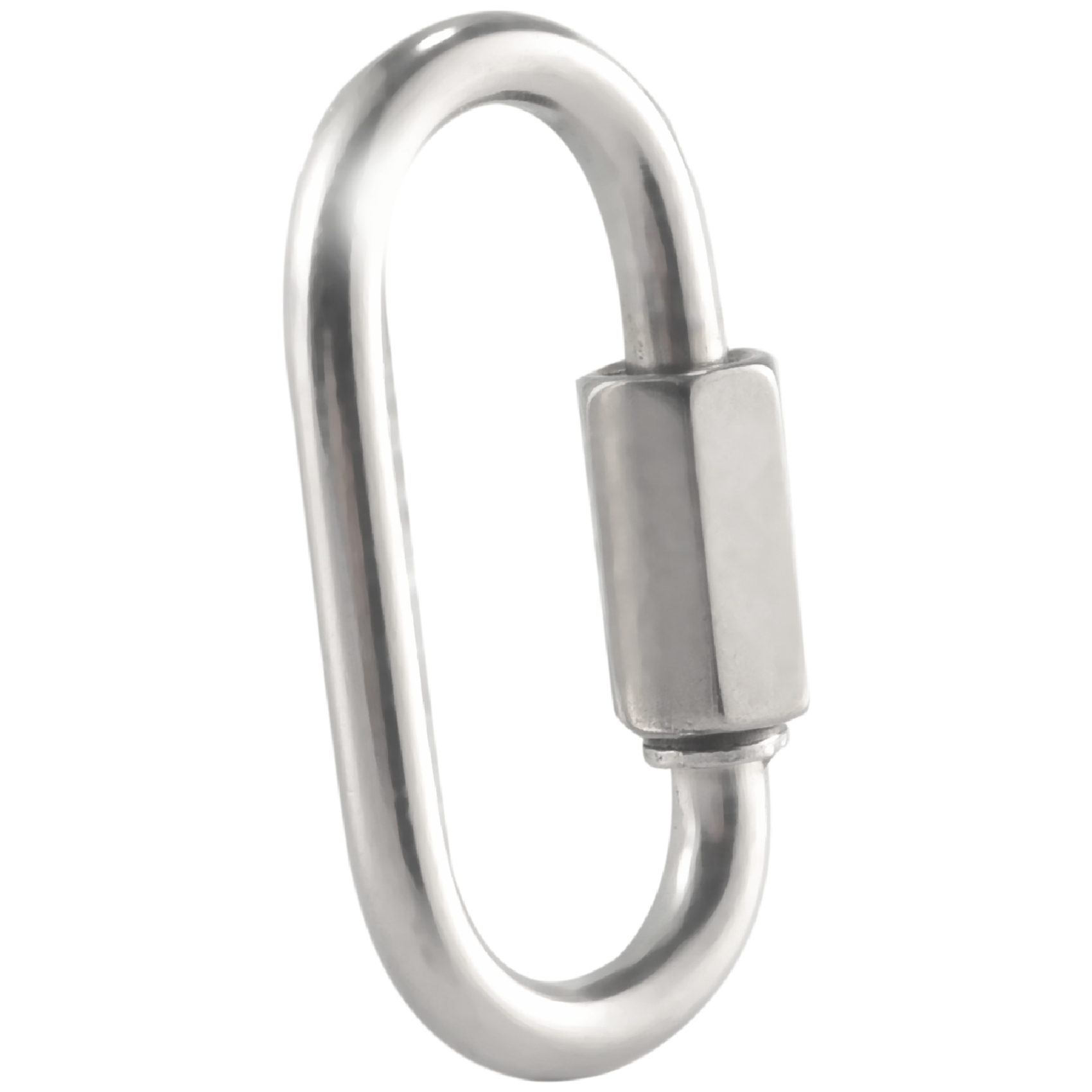 Conector de Cadeia de Aço Inox - Carabiner Locking D avaliação e preço