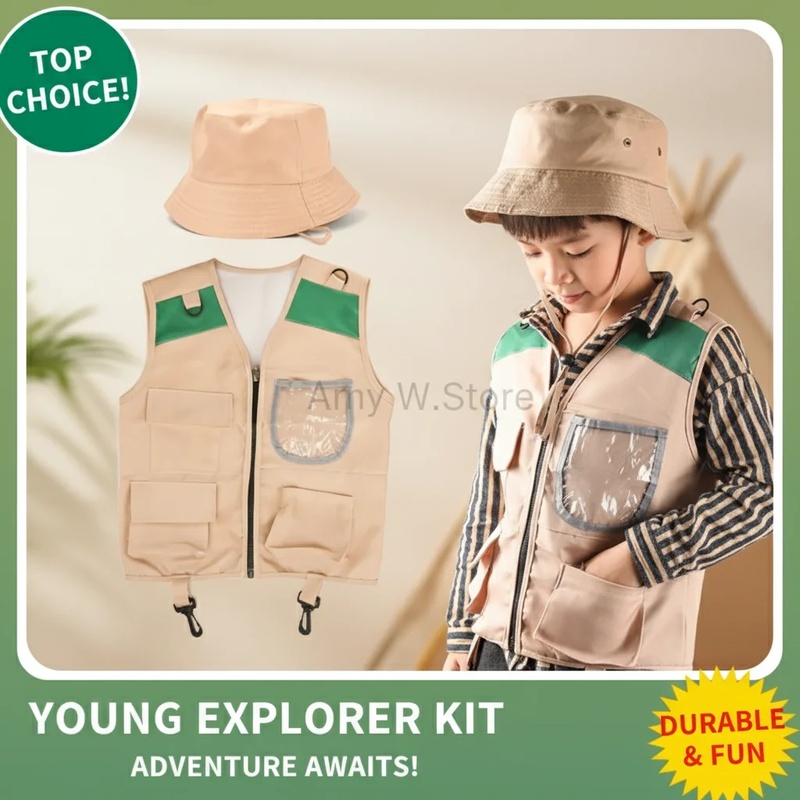 Conjunto de Colete e Chapéu CO - Outdoor Adventure Boys avaliação e preço
