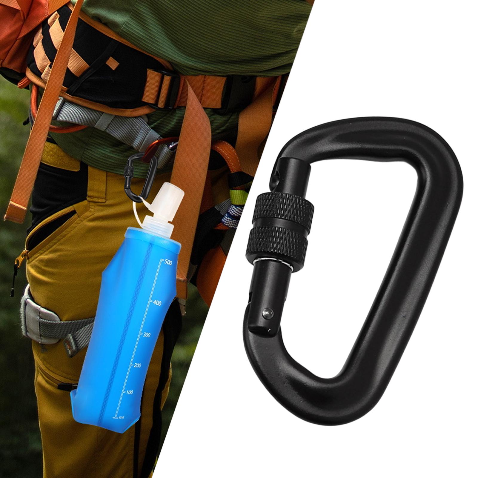 2 peças de mosquetões de liga  - Carabiner Locking D avaliação e preço