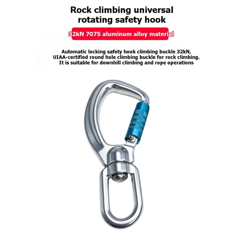 ABHS - Mosquetão de Escalada c - Carabiner Locking D avaliação e preço