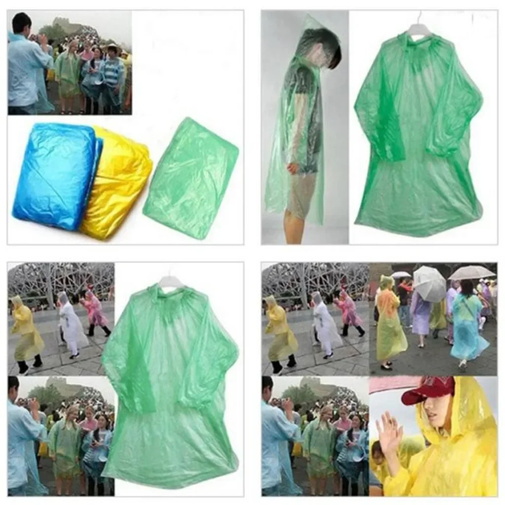 5/10pc capa de chuva descartáv - Outdoor Adventure Girl avaliação e preço
