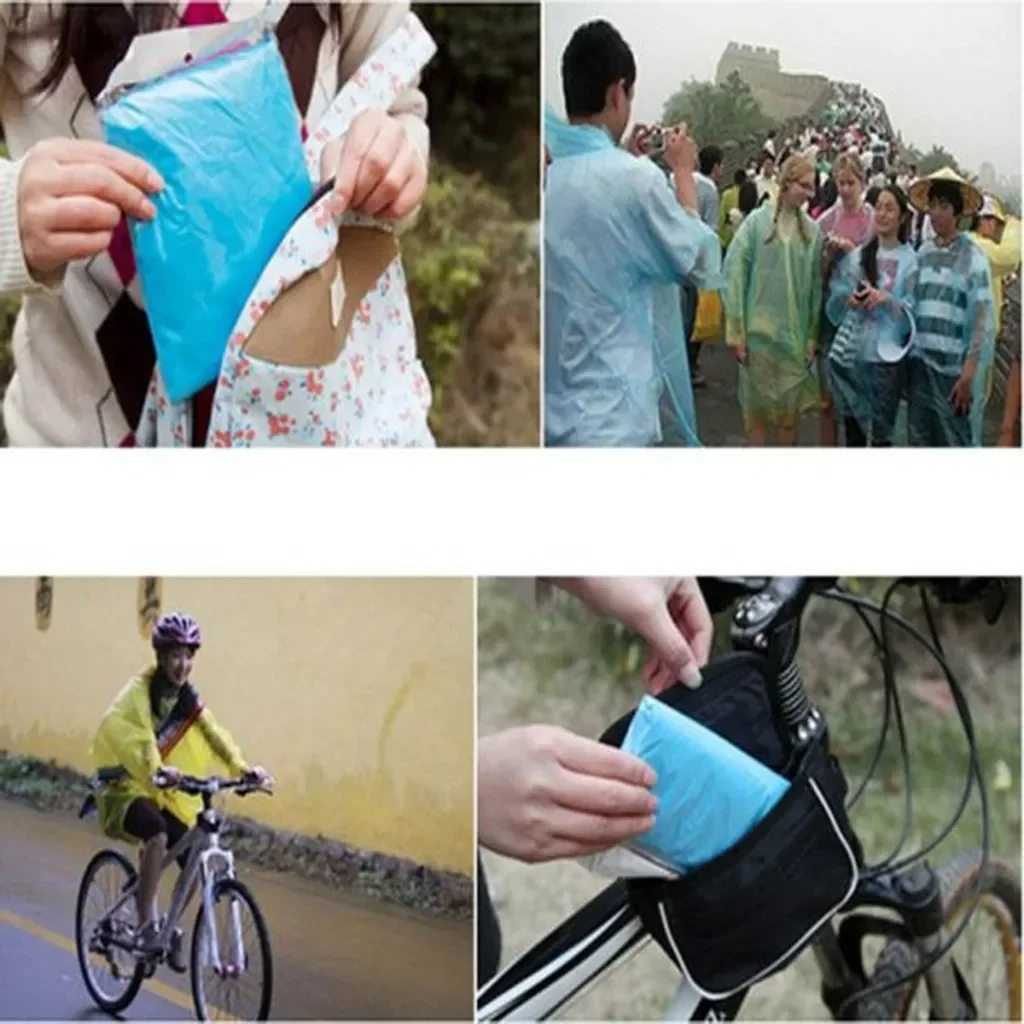5/10pc capa de chuva descartáv - Outdoor Adventure Girl avaliação e preço