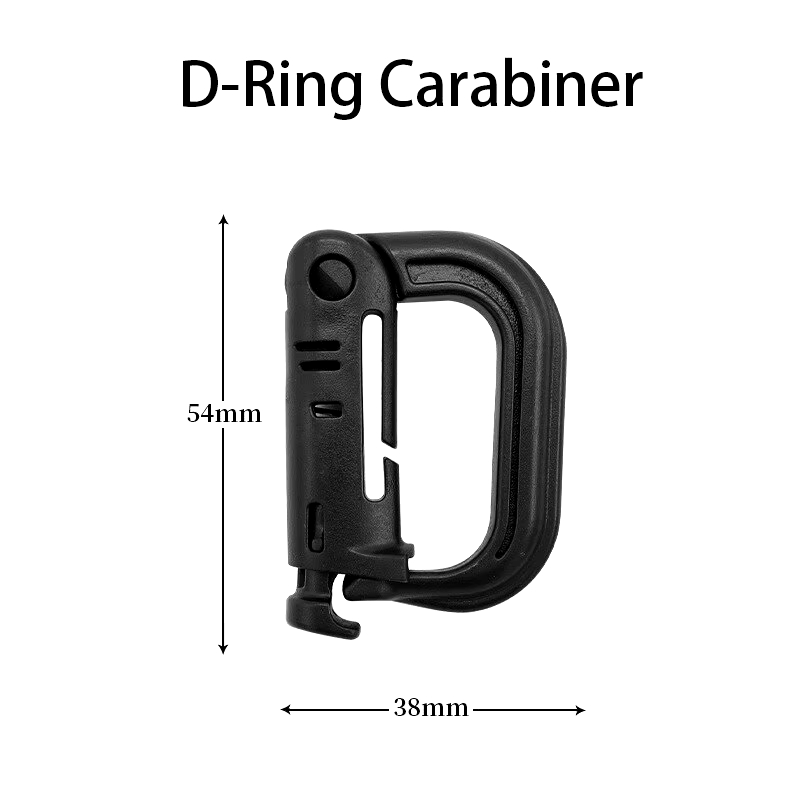 2 Peças Mosquetão Tático MOLLE - Carabiner Locking D avaliação e preço