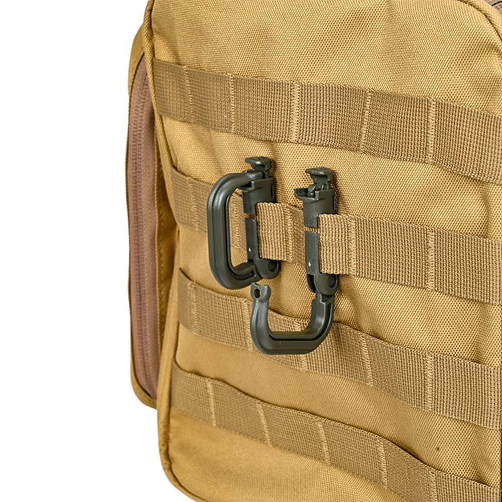 2 Peças Mosquetão Tático MOLLE - Carabiner Locking D avaliação e preço
